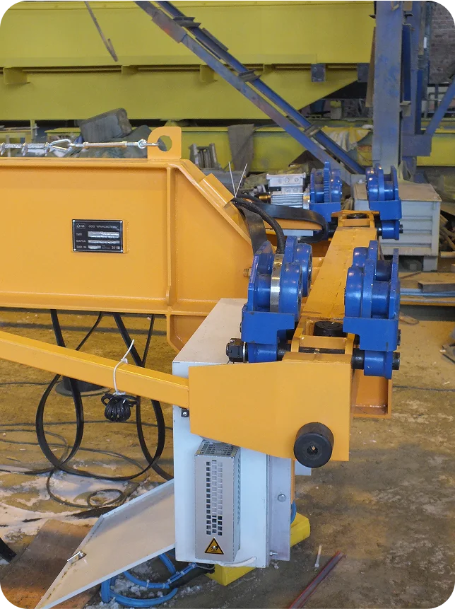 Image – Single-girder cranes from a crane equipment manufacturer in Russia